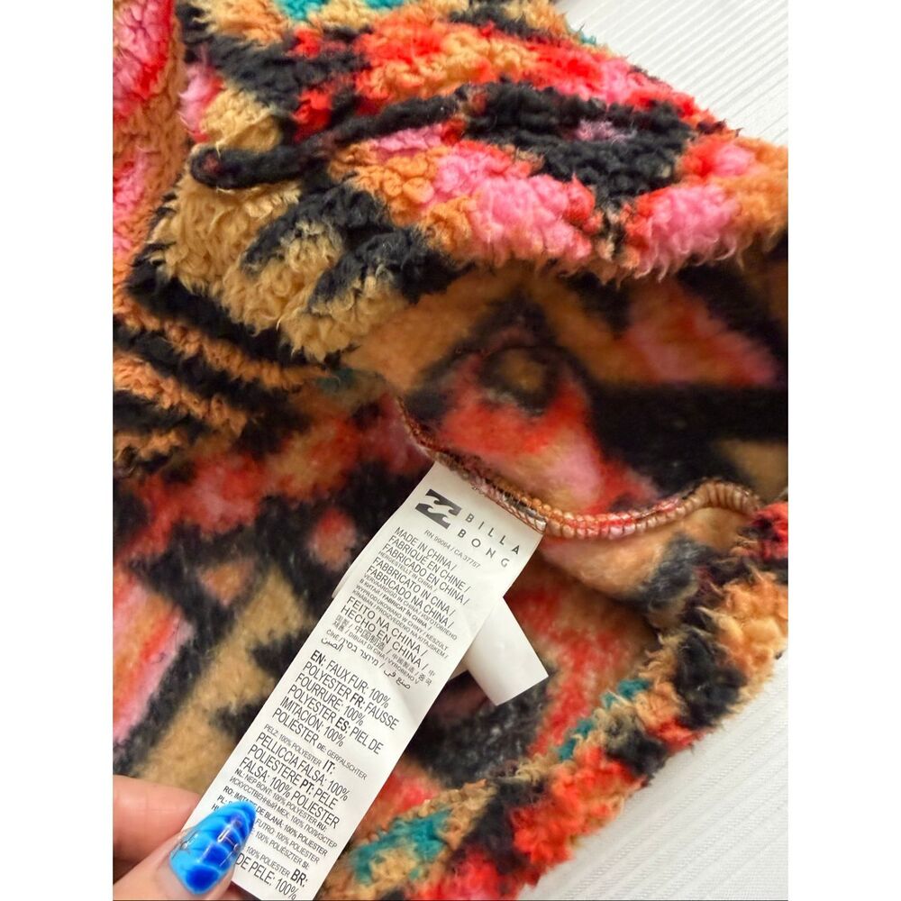 Billabong Women's Always Cozy 2 Polar Fleece Jacket Size Medium - Picture 7 of 9